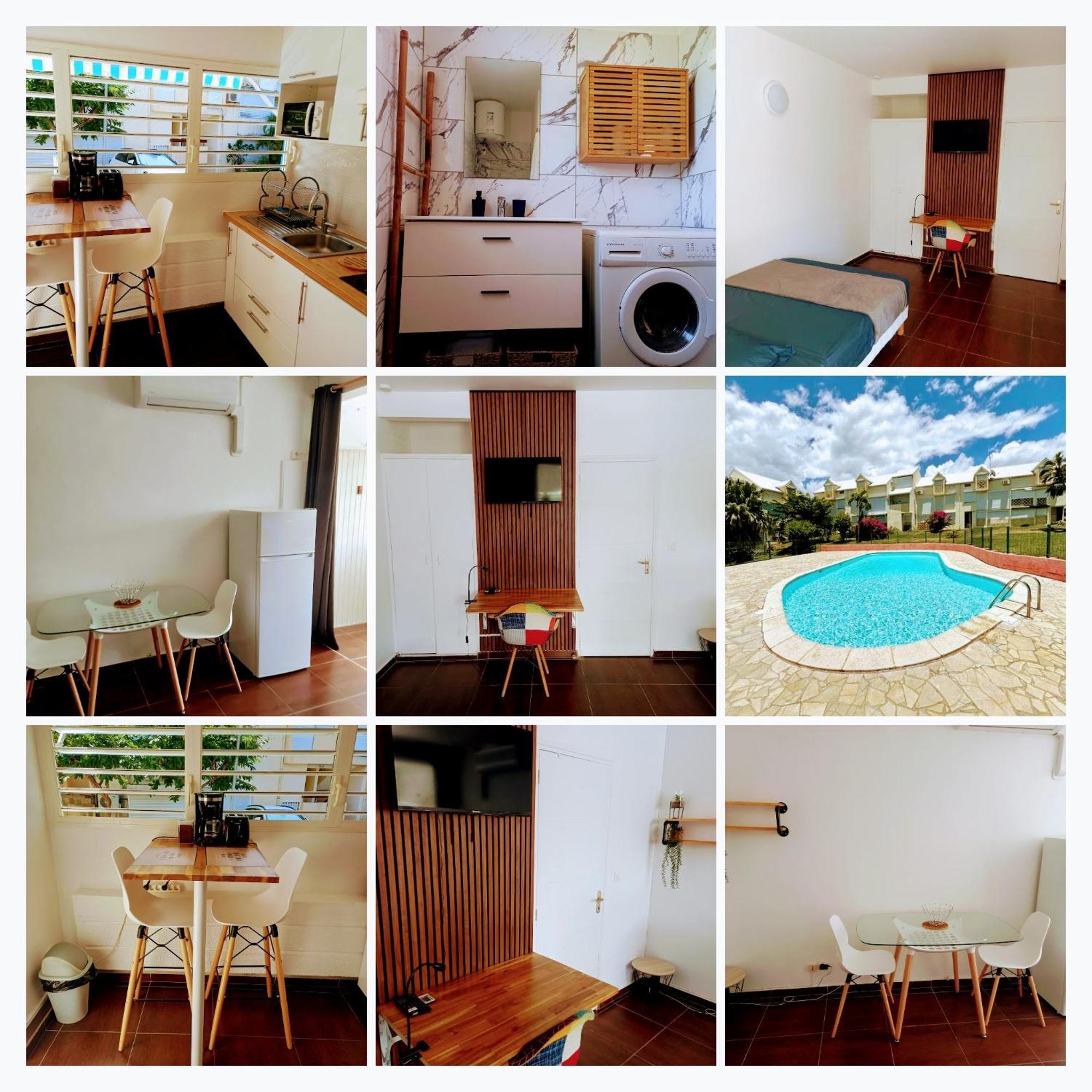 Le Studio Oncle Sam - Acces Piscine Et Plage Le Gosier  Eksteriør billede